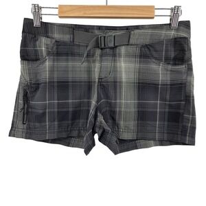 Columbia Cross On Over II Omni-Wick Plaid Hiking Shorts Outdoor Women's Size 6